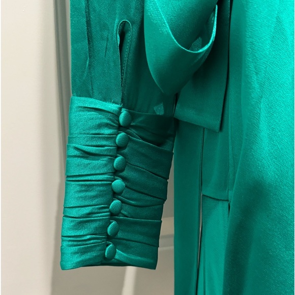 ALEXIS Komosa Emerald Wrap Mini Dress - Picture 6 of 8